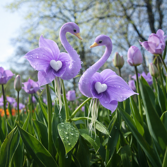 🔥 Jarní výprodej -50%! ✨ Okouzlující květiny "Purple Swan Blossom" – jedinečná kráska pro vaši zahradu