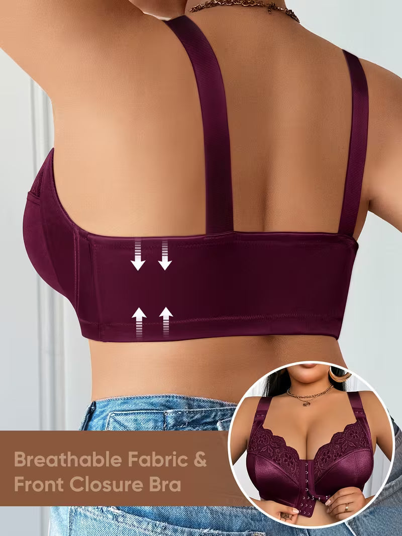 👙TRIUMPH – [4 ks]🔥50 % sleva na dámské podprsenky s plným krytím pro ženy s většími velikostmi – Podprsenky ve velkých velikostech s výraznými proporcemi
