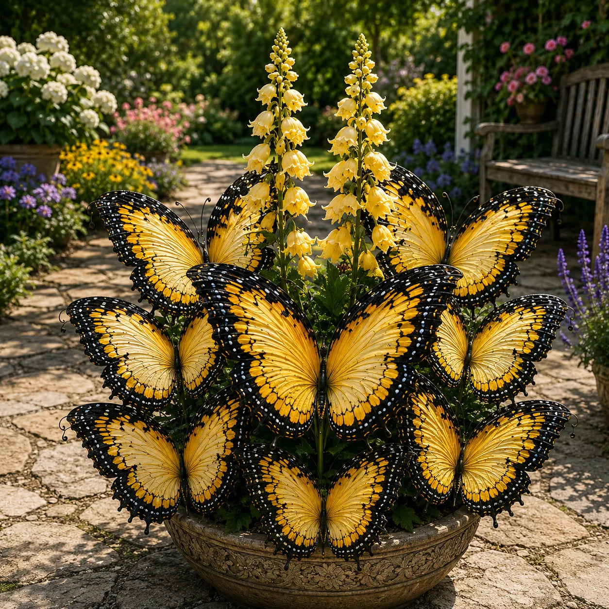 🦋 Cibule hosty Motýlí zahrady - 🌸Hosta, která vypadá jako zahrada plná motýlů