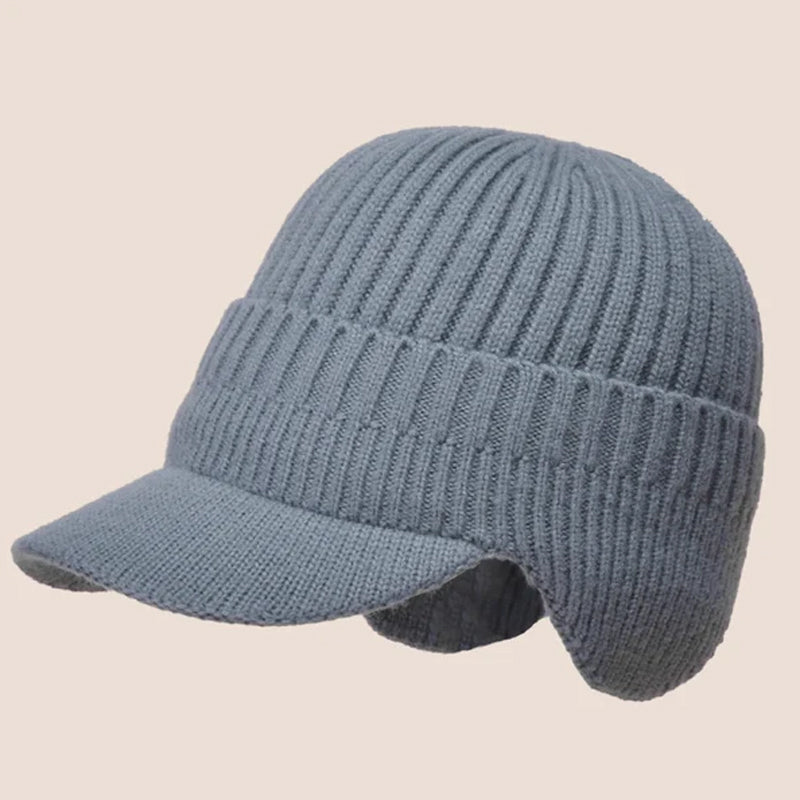 Pružná, teplá pletená čepice, která chrání vaše uši ☃️