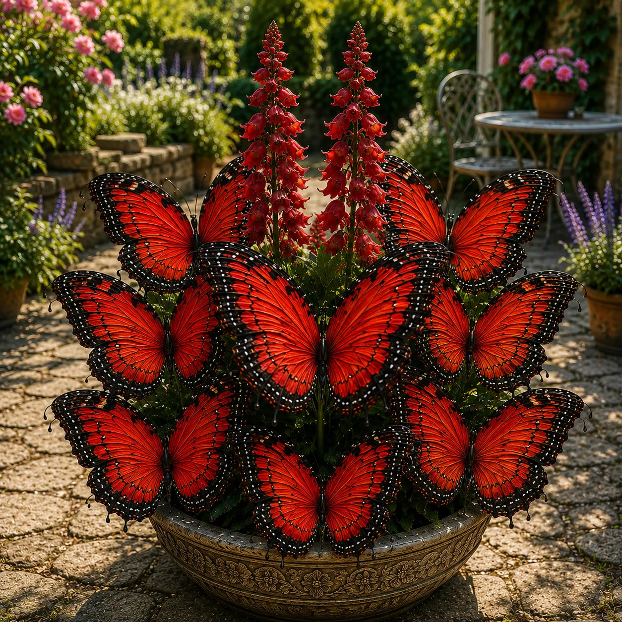 🦋 Cibule hosty Motýlí zahrady - 🌸Hosta, která vypadá jako zahrada plná motýlů
