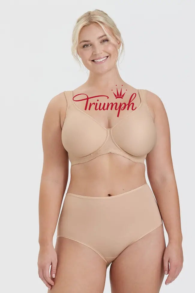 Triumph - (3 ks) Jednoduchá push-up podprsenka s plnými košíčky
