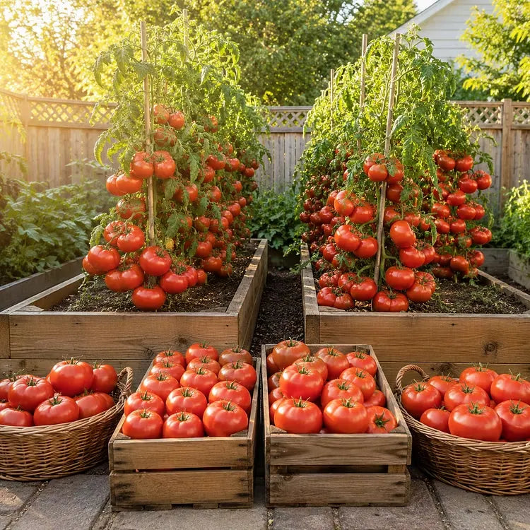 🍅 Semena rajčat Giant Vineman – Pěstujte si doma velká a lahodná rajčata