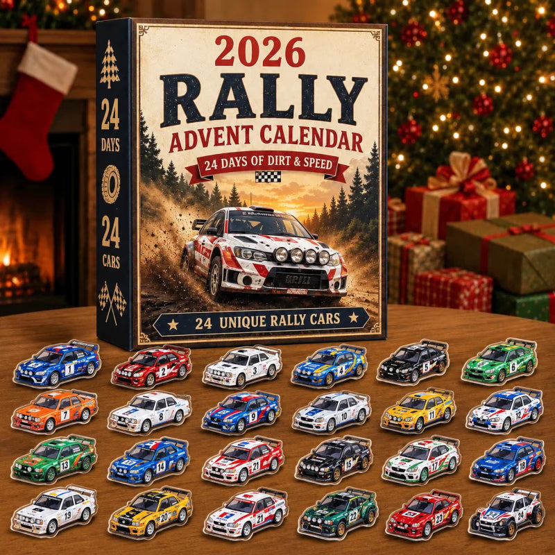 🏎️ Adventní kalendář rallye 2026 – 24 dní špíny a rychlosti, 24 sběratelských rallyových vozů