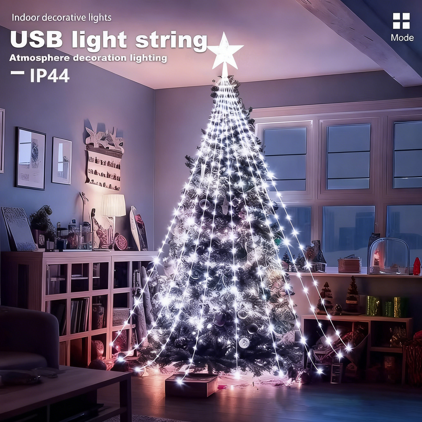 🎁Předčasný vánoční výprodej 50% SLEVA🎄Vánoční osvětlení Starlight Cascade