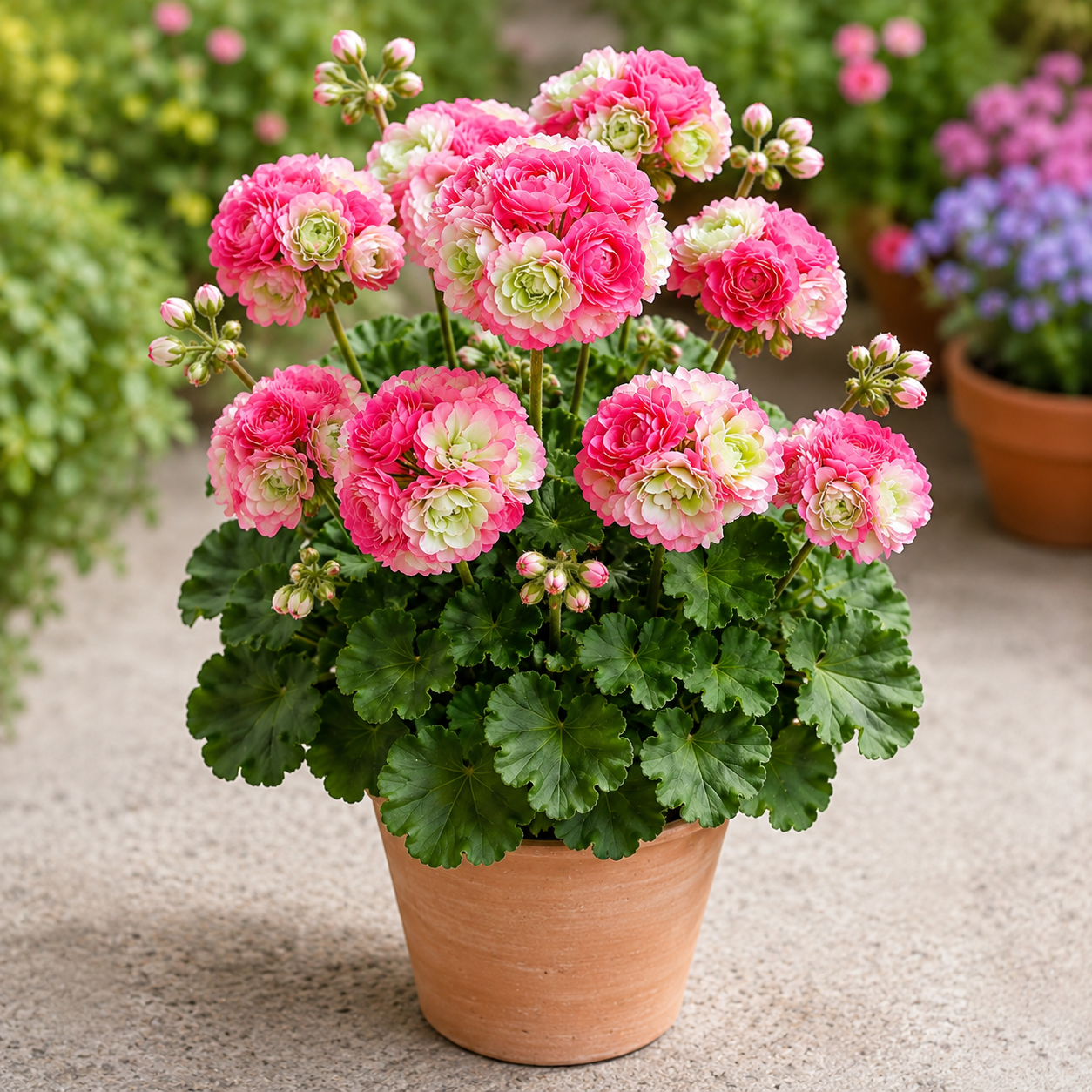 💜 Semínka obřího pelargonie Pom-Pom