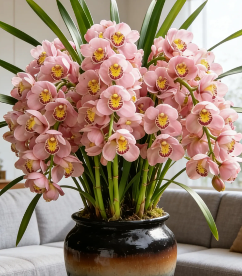 👑 Královna orchidejí – cibulky cymbidia s dlouhou životností