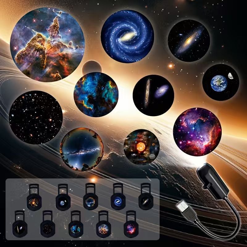 ✨ HD projektor hvězdné oblohy s technologií plug-and-play