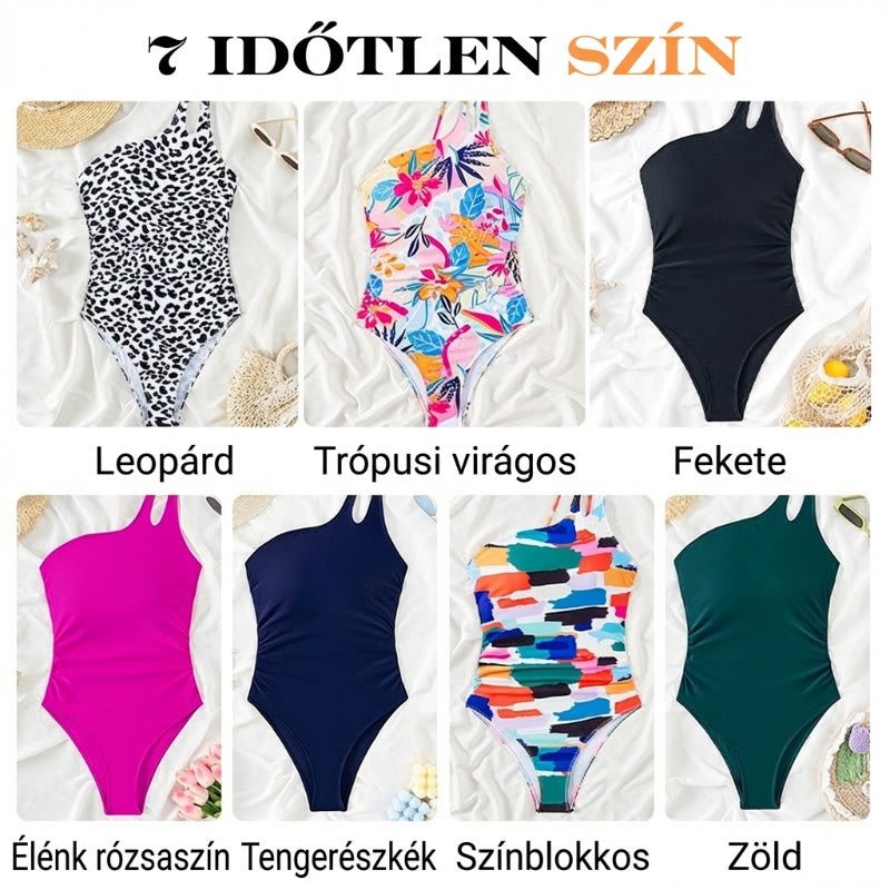 🔥 S-2XL 🍀 Dámské jednodílné plavky s odhalenými rameny 🏖️👙