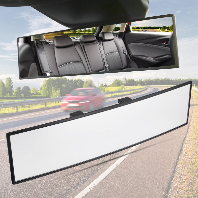 12palcové panoramatické zpětné zrcátko s klipem