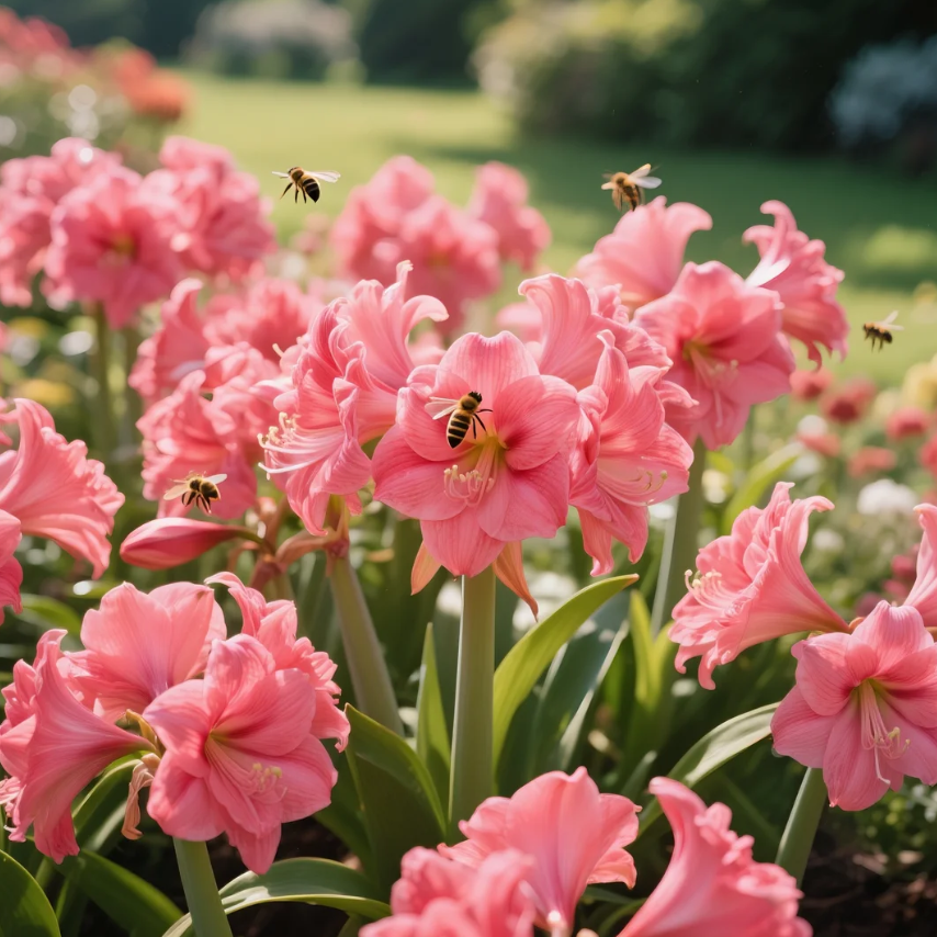 🌺Dvojité cibule amarylis s květinovou vůní – kvetou za 40 dní