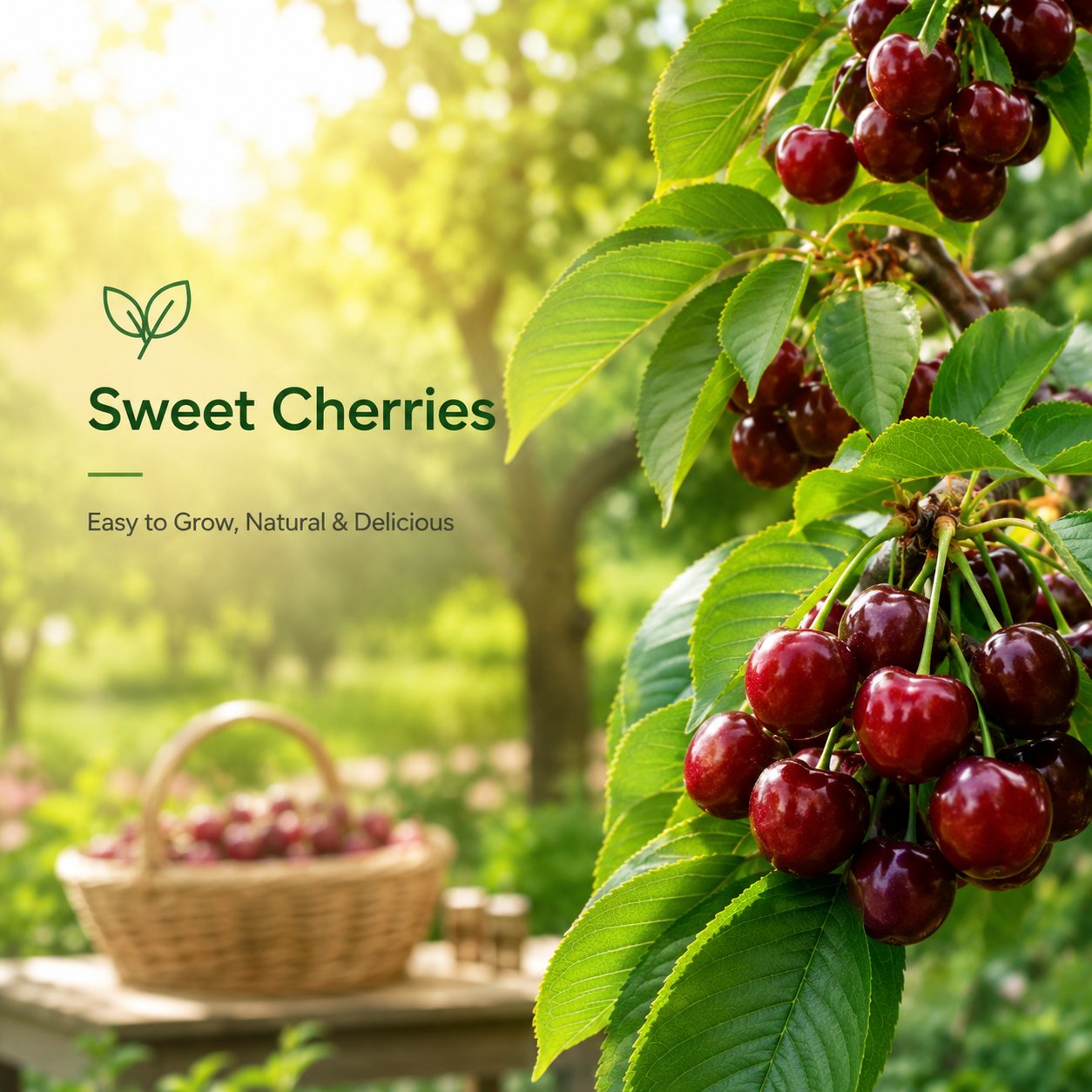 🍒 (Nová sklizeň) Semínka sladké třešně 🌿Předběžně připravena pro vysokou klíčivost (99% klíčivost)