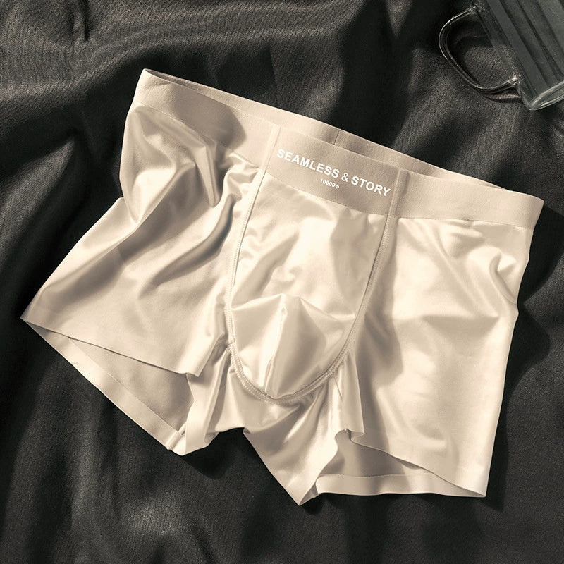 (3 ks.) Elegantní pánské boxerky Ice Silk s antimikrobiálním efektem od Mulberry Silk