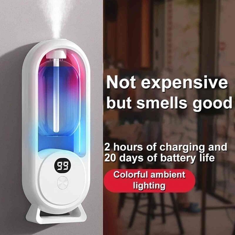 Chytrý difuzér vůně AromaGlow 360° – dlouhotrvající svěžest