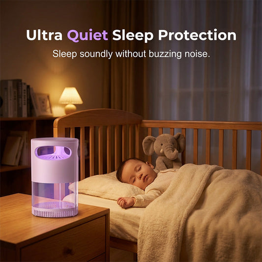 🦟 SLEVA 50 %! UV lampa na komáry – tichá, s USB, bez chemikálií. Prodáno přes 50 000 kusů! 🔇🌙