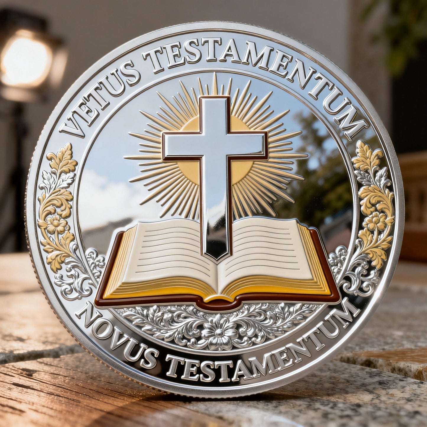 ❤️Poslední den 50% sleva - ✝️ Křesťanská pamětní mince Poslední večeře