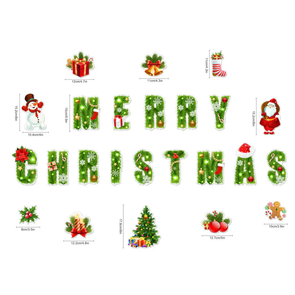 🎁🎅 Magnetická nálepka s vánoční tématikou🎄