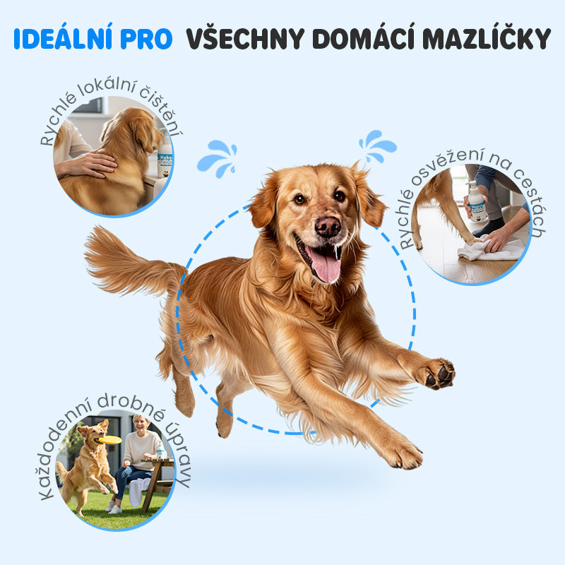 🐱🐈 Jemná rostlinná deodorantová pěna pro domácí mazlíčky