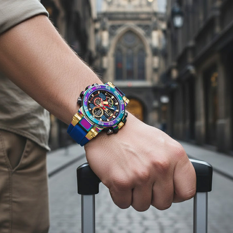 ⌚ Multifunkční LED hodinky – vodotěsný digitální displej