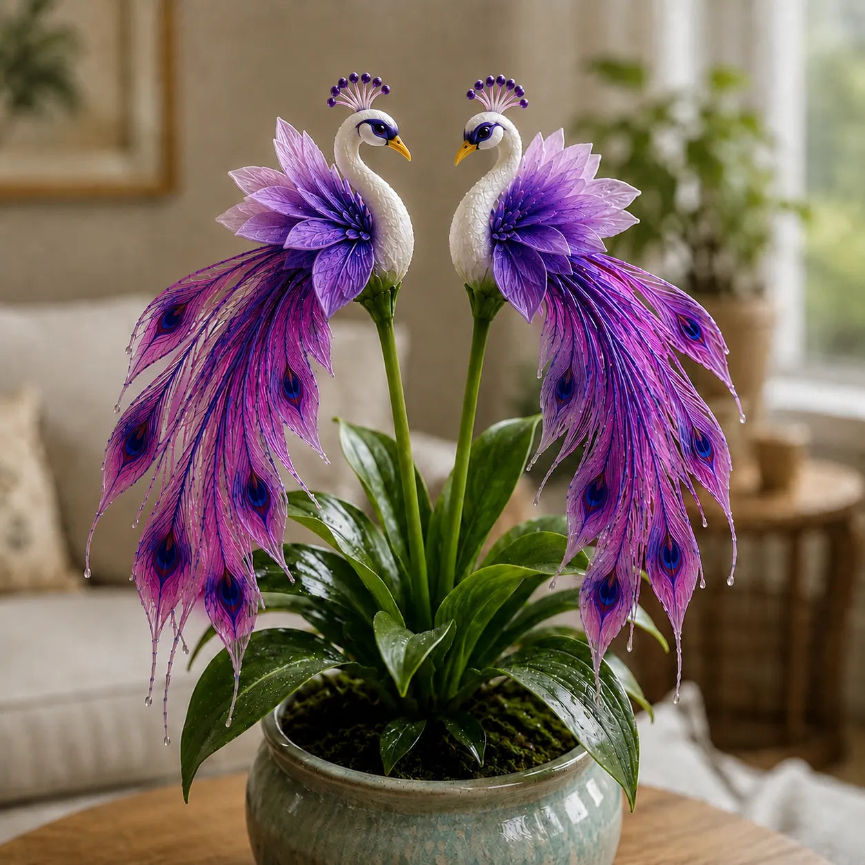 🦚 Cibulky orchidejí Peacock – Živoucí klenot ✨