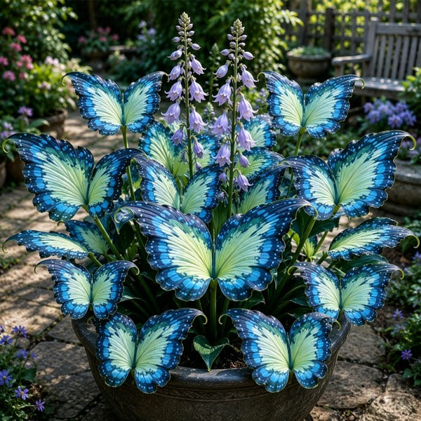 🦋 Cibule hosty Motýlí zahrady - 🌸Hosta, která vypadá jako zahrada plná motýlů