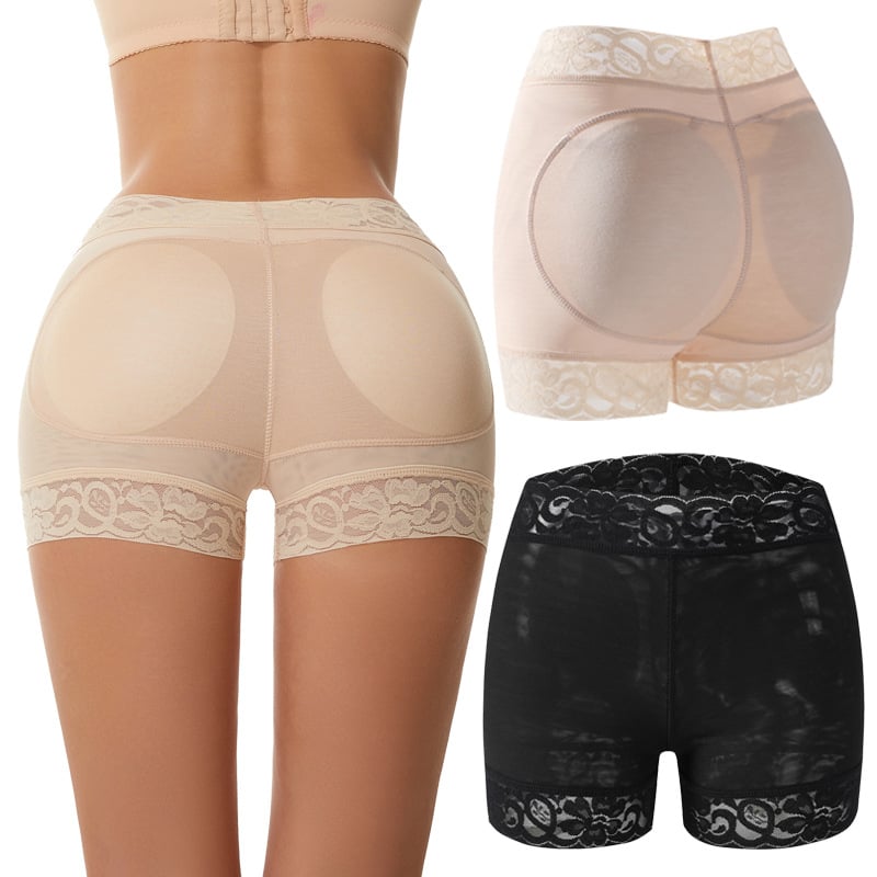 🔥Novoroční výprodej 2024 💖 Dámské krajkové klasické kalhotky na ležérní nošení Body Shaper Butt Lifter