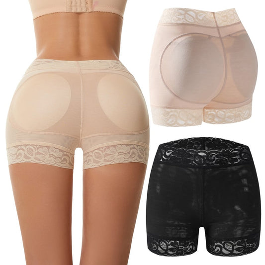 🔥Novoroční výprodej 2024 💖 Dámské krajkové klasické kalhotky na ležérní nošení Body Shaper Butt Lifter