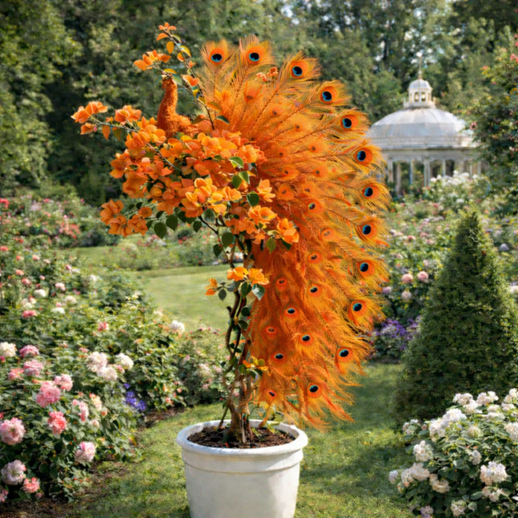 🦚Semena popínavé rostliny Peacock Bougainvillea – Zkrášlete svou zahradu elegantními květy pavího květu