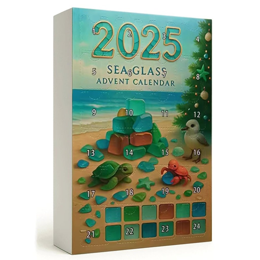 🌊✨Akrylový adventní kalendář s efektem vánočního stromečku 🎄❄️