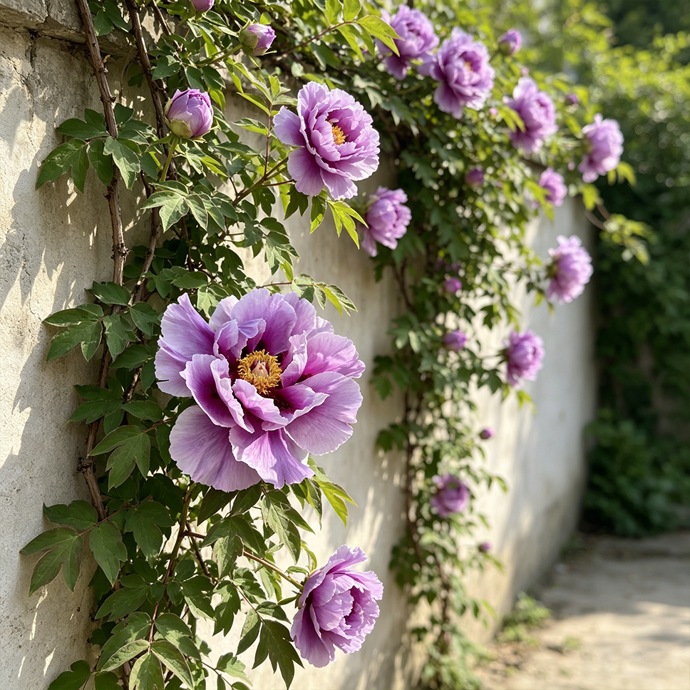 🌸 Vzácné cibule popínavých pivoněk🪴 Velké, plné květy, mrazuvzdorná trvalka, snadno se pěstuje, oblíbená zahradní rostlina