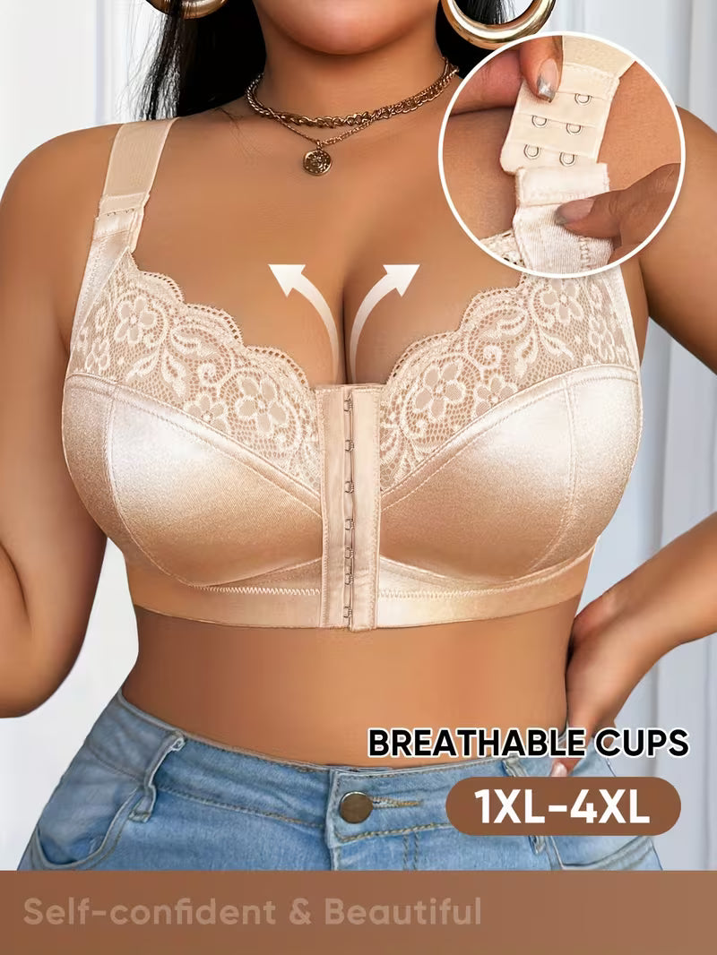 👙TRIUMPH – [4 ks]🔥50 % sleva na dámské podprsenky s plným krytím pro ženy s většími velikostmi – Podprsenky ve velkých velikostech s výraznými proporcemi