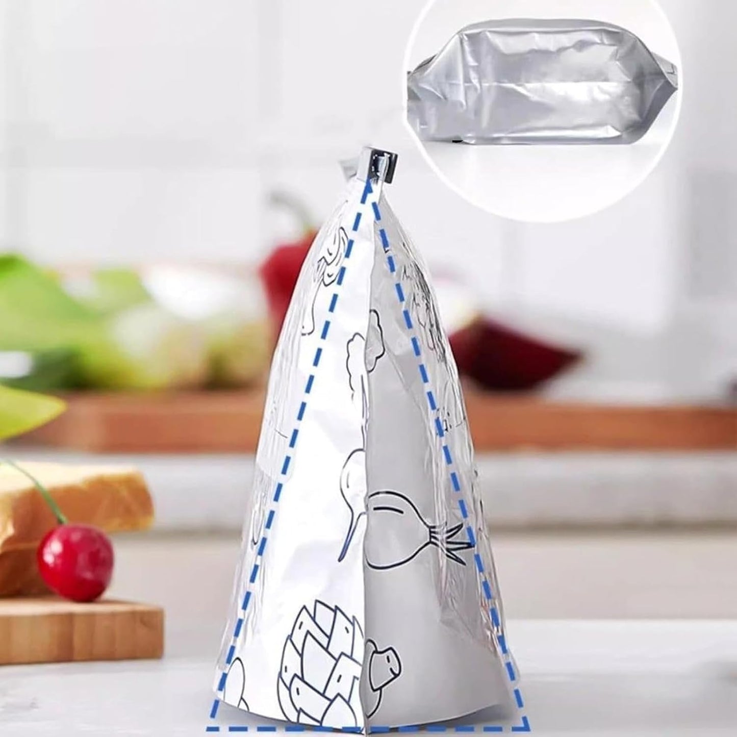 Opakovaně použitelné hliníkové sáčky na uchování čerstvosti – nový nejlepší přítel vaší kuchyně! 🍴✨