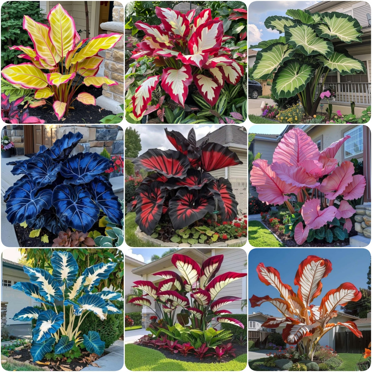 Obří cibule alokázie🍃Proměňte svůj prostor tropickou majestátností