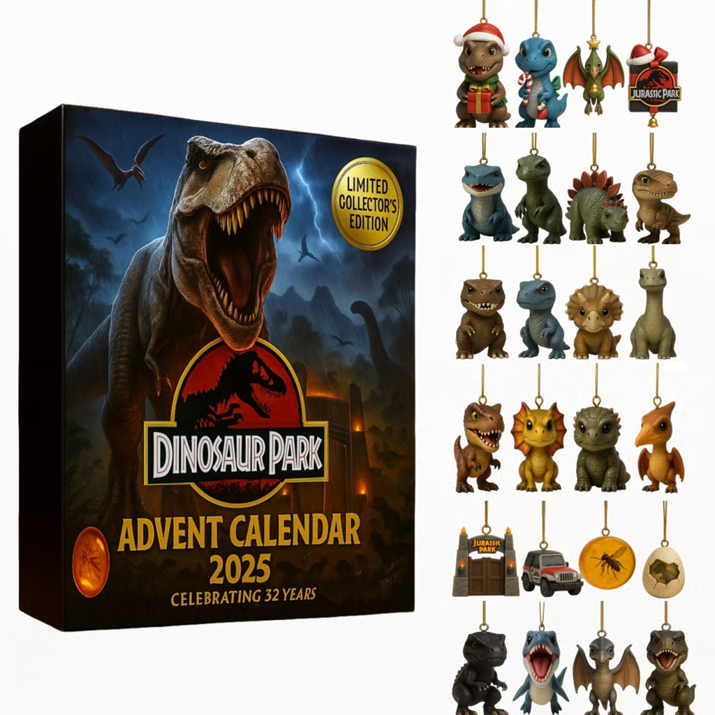 🦖Adventní kalendář k 32. výročí Dinosaur Parku – 2025