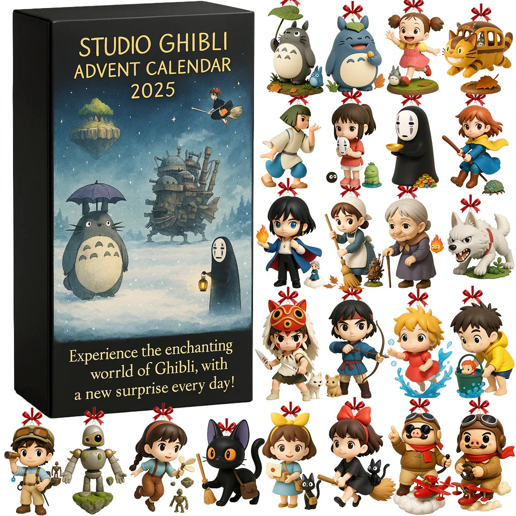 3D socha – Adventní kalendář klasického anime od Studia Ghibli 2025