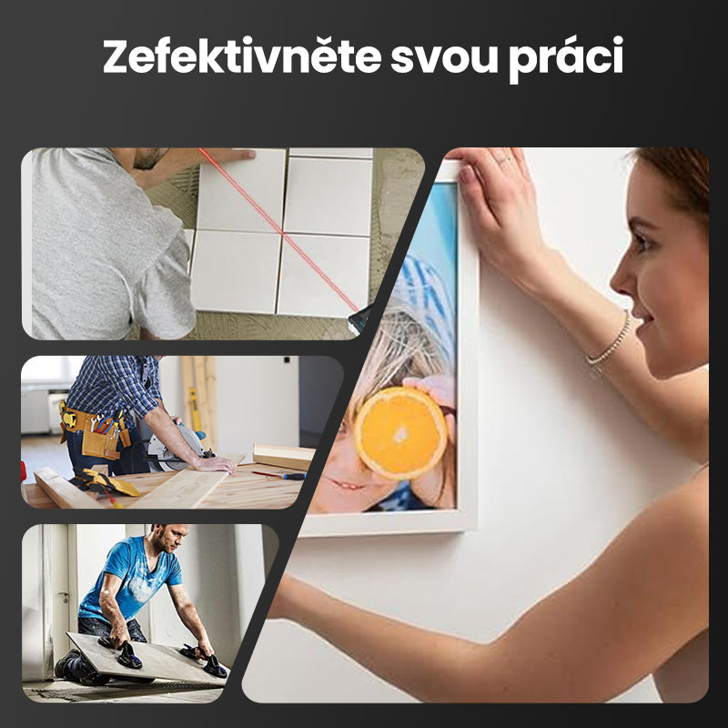 📐4 stranný magnetický digitální úhloměr s laserem