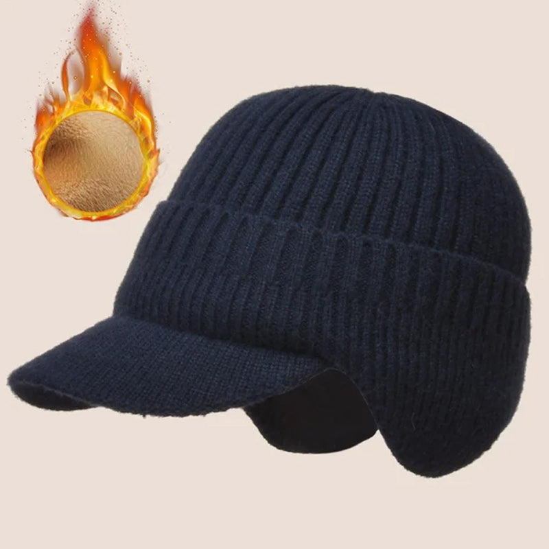 Pružná, teplá pletená čepice, která chrání vaše uši ☃️
