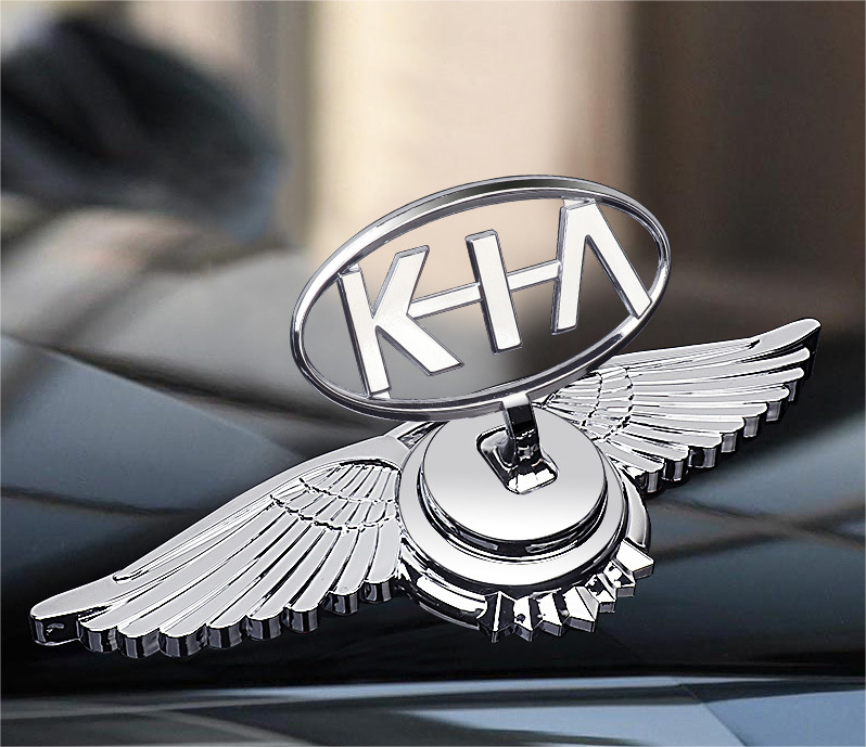Logo kapoty s úpravou auta