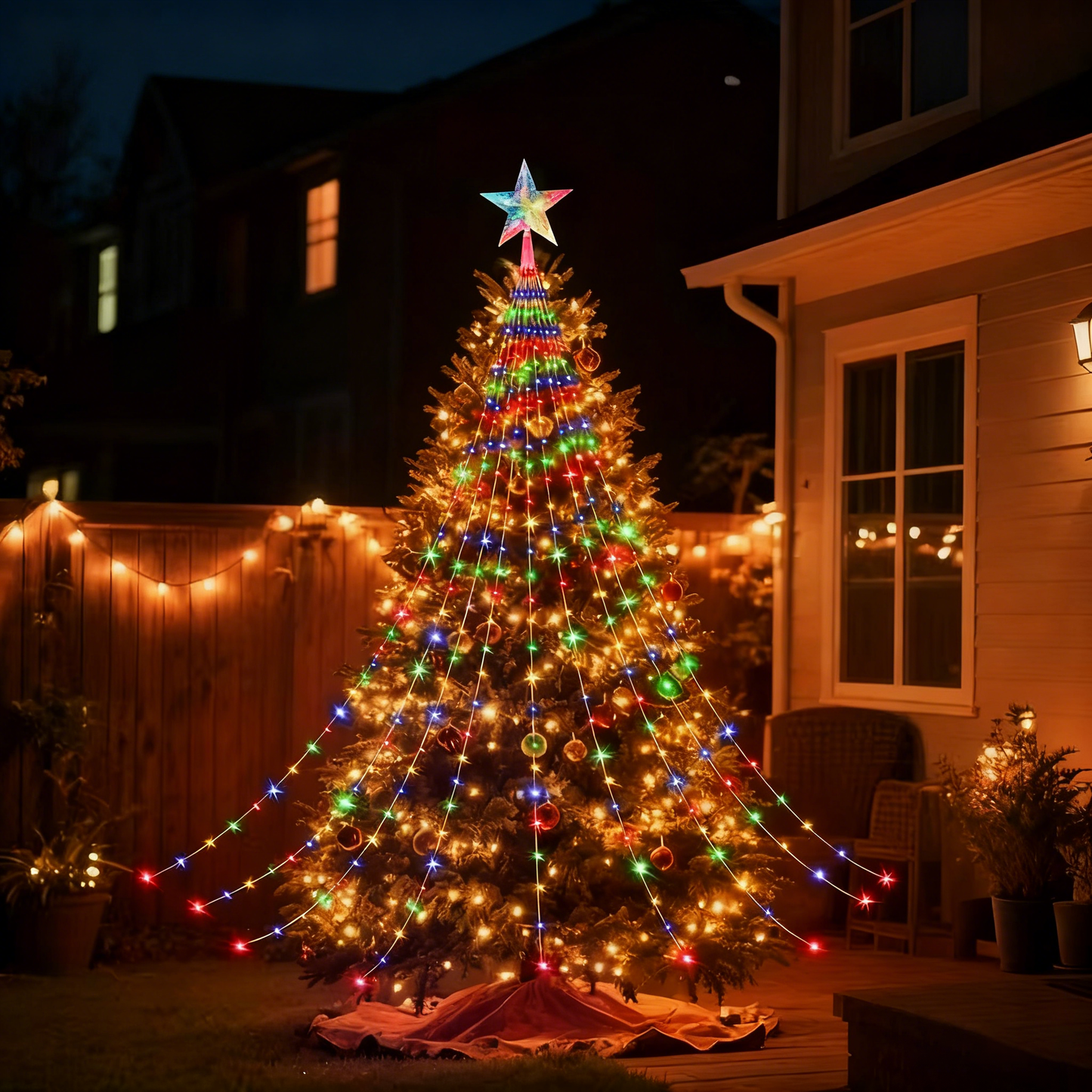 🎁Předčasný vánoční výprodej 50% SLEVA🎄Vánoční osvětlení Starlight Cascade