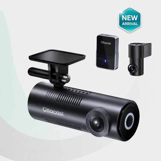 OttoSafe Cam 3 v 1 duální palubní kamera a bezdrátový adaptér CarPlay