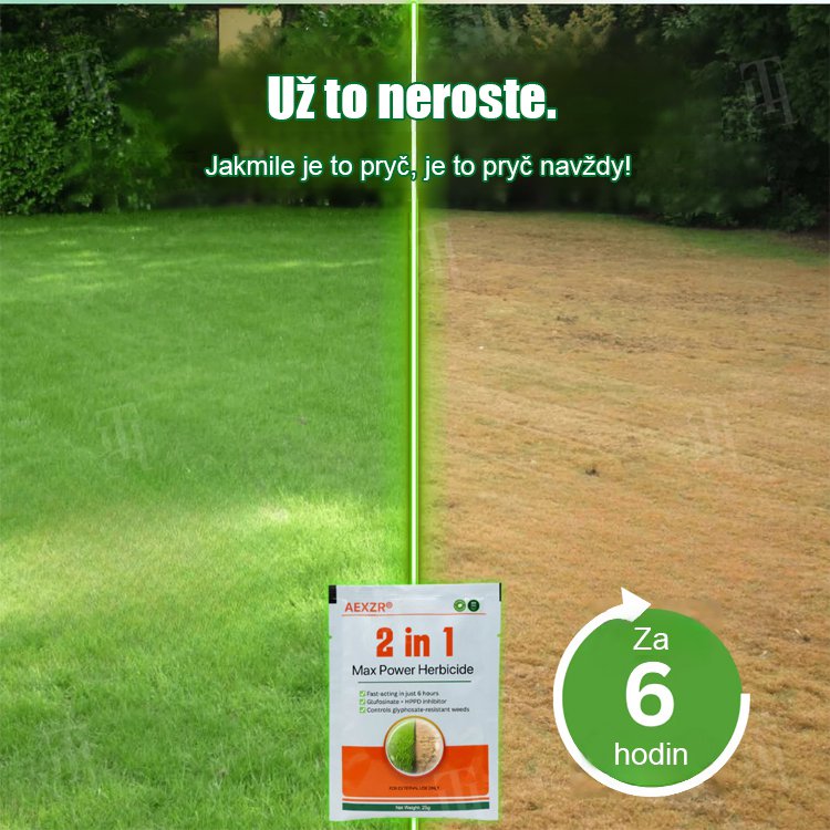 Dvouúčinný silný herbicid