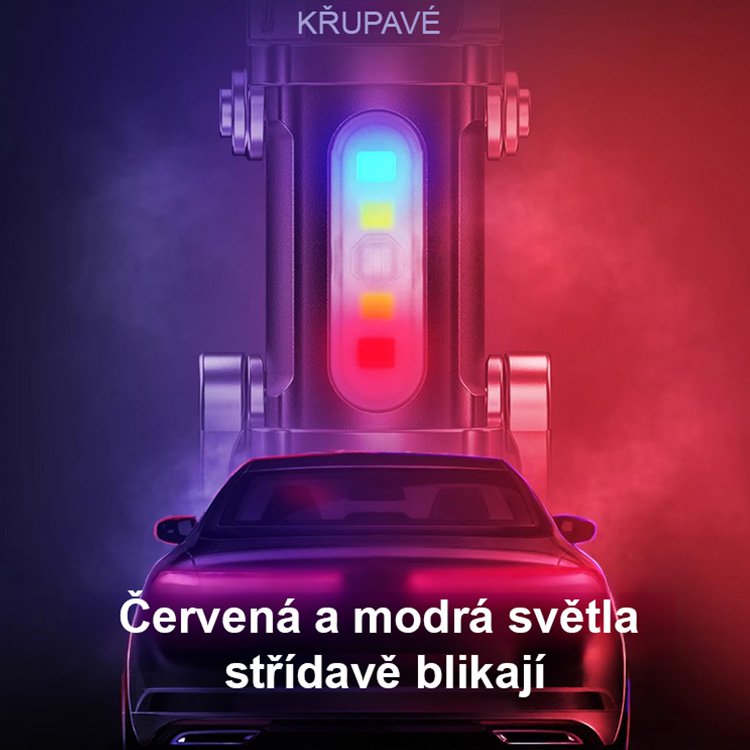 【3 v 1 multifunkční】přenosná SOS nouzová svítilna