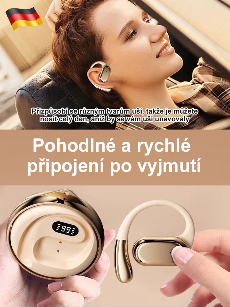 Rychlá Bluetooth inteligentní sluchátka pro překlad 144 jazyků