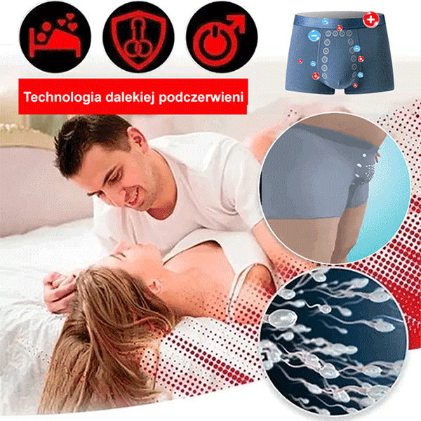 Majtki do masażu magnetycznego męskiego