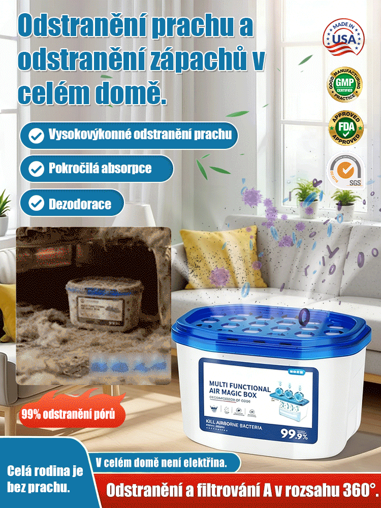 Biomedicínský prachový čistič – Multifunkční magická krabička