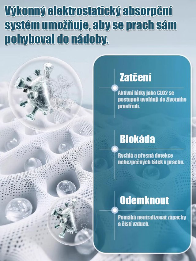Biomedicínský prachový čistič – Multifunkční magická krabička