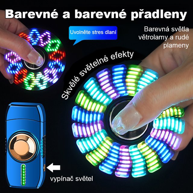[Více skvělých světel] Kovová inteligentní zvuková zapalovačka