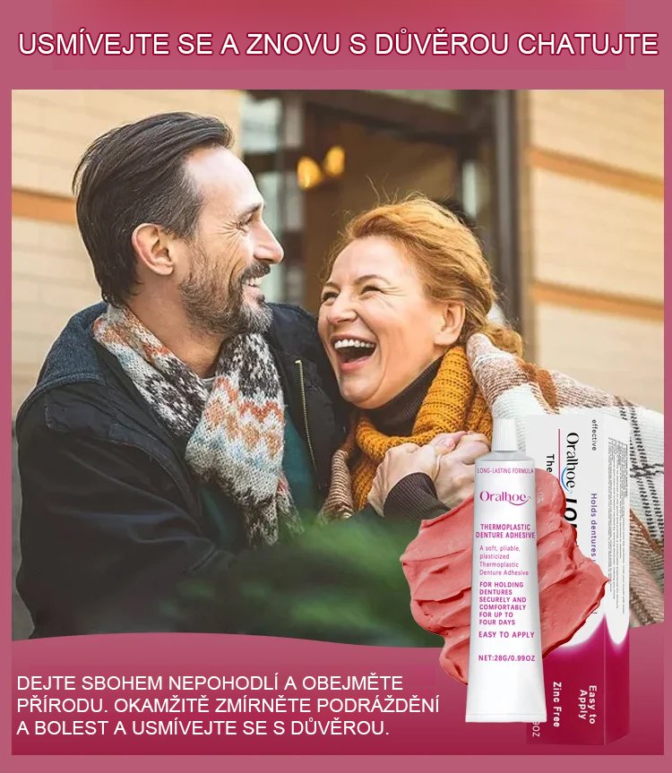 Lepidlo na fixaci zubních náhrad