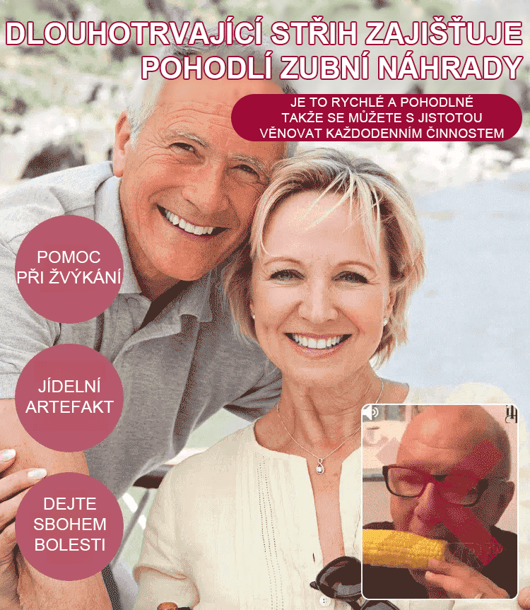 Lepidlo na fixaci zubních náhrad