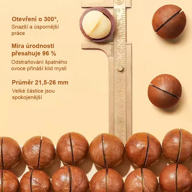 150g svačiny makadamové ořechy